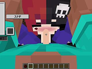 Ellie takes rough deepthroat for messy facial