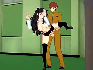 i watch saber and rin fuck shirou