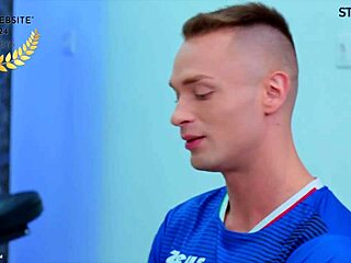 creamy twink gets a sensual massage with blowjob and masturbation