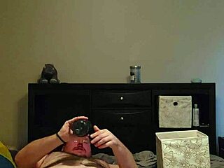 Scottybear's Anal Solo Session: Cumming in Fleshlight