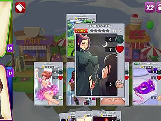 Dive into the town of sins in this hentai game.