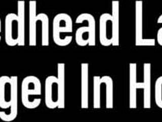 Gorgeous Redhead Lauren Phillips Banged Hard in Steamy 3-Way