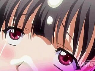 Young girl gets double penetration in hot hentai movie
