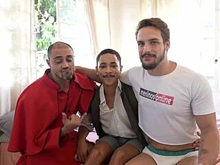 backstage l�o felipo getting horny fuck