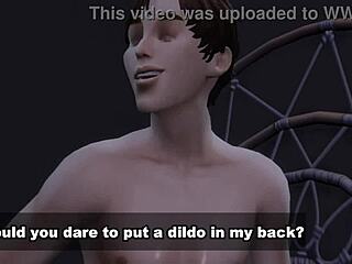 3D animated video of a taboo threesome with a transgender mother and her girlfriend