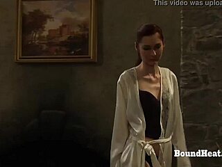 New slave's arrival begins with a harsh whipping session.