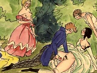 vintage erotic art collection from anime and hentai retro cartoons