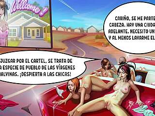 Dive into the town of sins in this hentai game.