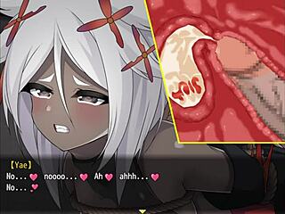 battle shrine maiden honoka gets bound and fingered