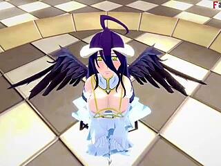 Full-fledged hentai with Albedo from Overlord in 3D animation