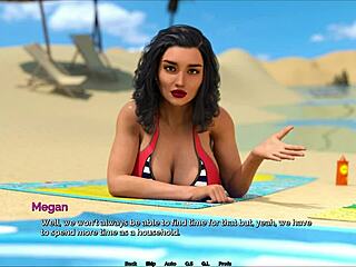 brunette dances with shaved pussy.