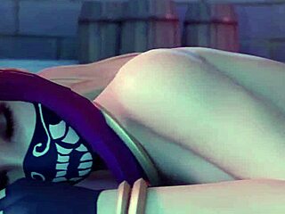League of Legends’ K/Da team gets gang banged in this animated porn