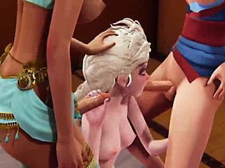 ever tried a wild disney futa threesome with mulan, elsa, and jasmine?