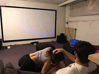 Stepsiblings fuck during Disney movie, calling it family bonding