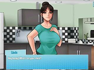 My landlady seduces me after a hot bath in this anime porn