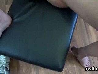 Czech nympho gets it hard in a hypermarket in POV