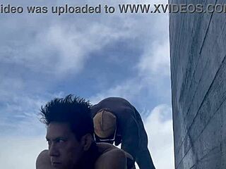 Daddyblackxxx1 and Eric Sock’s outdoor gay sex adventure