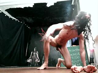 Gay anal sex with shemale prostitute and foot fetish action