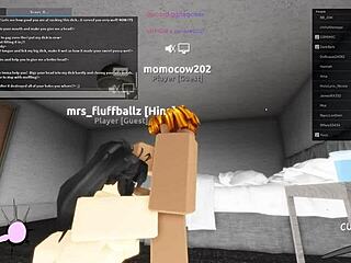 Big boobs and a tight ass get pounded in Roblox porn