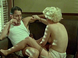 blonde hillary summers shines with john leslie in vintage flick