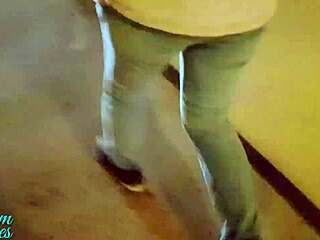 Stepbrother And Stepsister Help Each Other Cum In Panties In Public