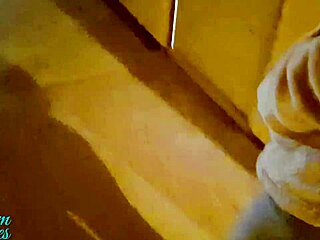 Stepbrother And Stepsister Help Each Other Cum In Panties In Public