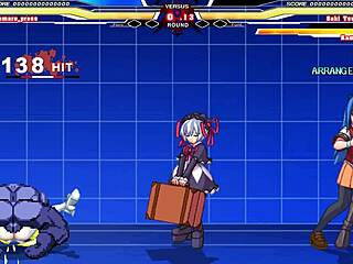 Kuromaru Battles Arcana Heart in Wild Hentai Cumshot Action