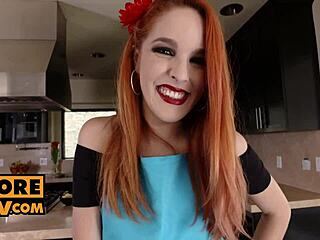Amarna Miller's hot and steamy POV experience with a European MILF