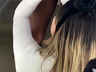 Snowbunny gets ripped and fucked by big black cock