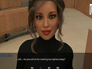 Office fun with sexy blonde cheerleader in WVM 46.