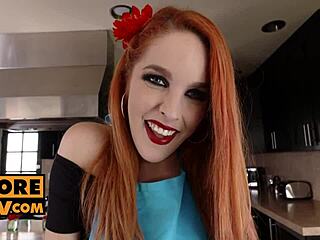 Cuckolding mistress bangs in stockings and femdom.