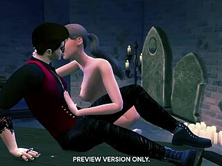 3D hentai gangbang with muff diving and pussy banging at masquerade night.