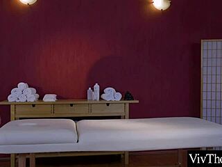 Cute Masseuse Fantasizes About Blonde Milf Licking Her Wet Pussy.