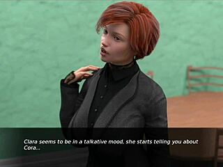 Beautiful woman with an amazing ass in a hot 3D game