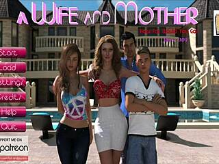 Young wife and stepmother in hot homemade video