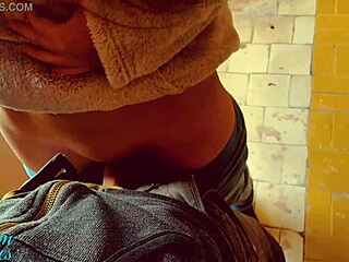 Stepbrother And Stepsister Help Each Other Cum In Panties In Public