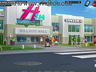 Get some big boob action in Summertime Saga visual novel