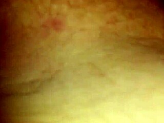 Real couple's epic slip and stretch session.