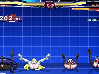 Kuromaru Battles Arcana Heart in Wild Hentai Cumshot Action