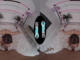 VR porn features flexible Sophia in hardcore action