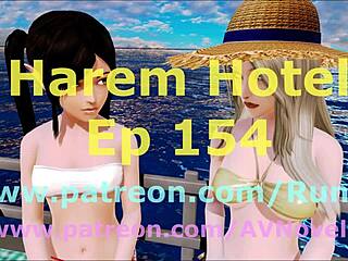 Harem Hotel 154: A walkthrough of the anime visual novel