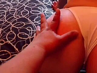 Beautiful BBW seduces young and innocent girl in a hotel room (Part 1)