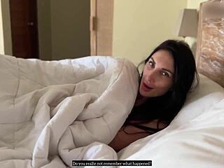 Stepmother Sneaks into My Bed for Morning Creampie. Hot Milf Surprises with Dirty Homemade Action.