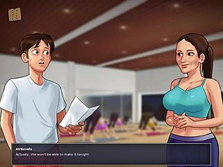 i can't believe summertime saga 137 has such erotic anime scenes, it's so hot i-i stuttered