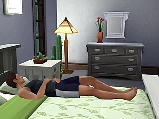 stepmom's wild antics in animated hentai style