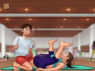 i can't believe summertime saga 137 has such erotic anime scenes, it's so hot i-i stuttered