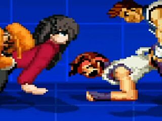 Yuri and Rin in Steamy Hentai Game Encounter