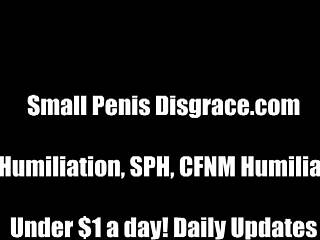 Femdom BDSM video with Mistress and her pathetic little cock