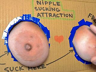 huge saggy tits with puffy nipples begging to be sucked and played with