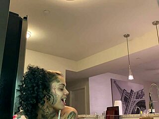 Sexy latina takes big black cock after putting away groceries part 2